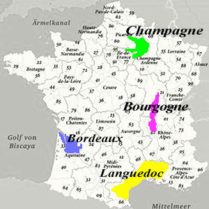 Frankreichs Weinregionen